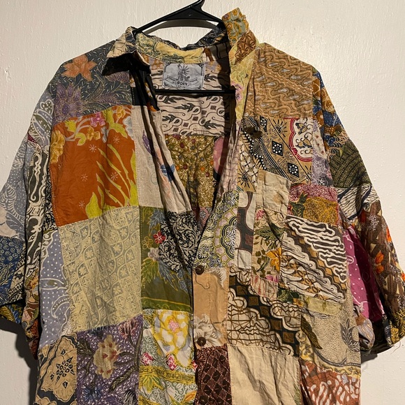 Unique Roxy patchwork shirt - Picture 4 of 10
